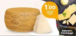 Premium Supermercati Gran moravia formaggio tipo grana l'etto offerta