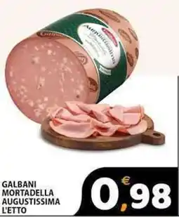 Premium Supermercati Galbani mortadella augustissima l'etto offerta