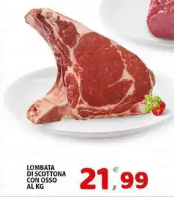 Premium Supermercati Lombata di scottona con osso offerta