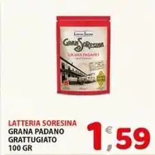Premium Supermercati Latteria soresina grana padano grattugiato offerta