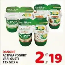 Premium Supermercati Danone activia yogurt offerta