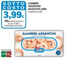 Basko Gamberi argentini sgusciati ARBI offerta