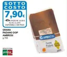 Basko Grana padano dop AMBROSI offerta