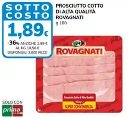 Basko Prosciutto cotto di alta qualità ROVAGNATI offerta