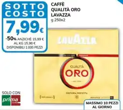 Basko Caffè qualità oro costo LAVAZZA offerta