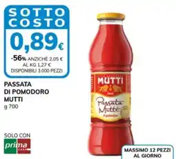 Basko Passata di pomodoro MUTTI offerta