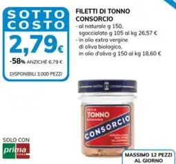 Basko Filetti di tonno CONSORCIO offerta