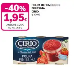 Basko Polpa di pomodoro finissima CIRIO offerta