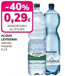 Basko ACQUA LEVISSIMA naturale, frizzante offerta