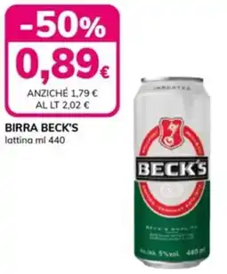 Basko BIRRA BECK'S lattina offerta