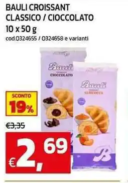 C+C maxigross Bauli croissant classico / cioccolato offerta