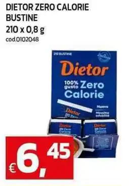 C+C maxigross Dietor zero calorie bustine offerta