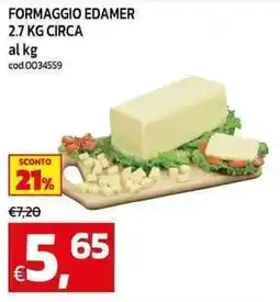C+C maxigross Formaggio edamer offerta