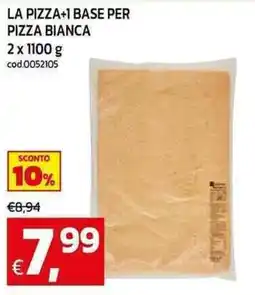 C+C maxigross La pizza+1 base per pizza bianca offerta