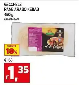 C+C maxigross Gecchele pane arabo kebab offerta