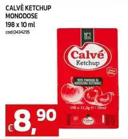 C+C maxigross Calvè ketchup monodose offerta