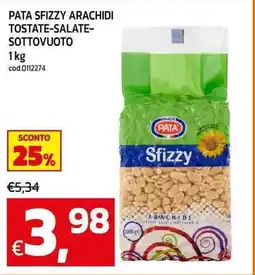 C+C maxigross Pata sfizzy arachidi tostate-salate- sottovuoto offerta