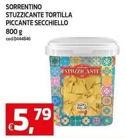 C+C maxigross Sorrentino stuzzicante tortilla piccante secchiello offerta