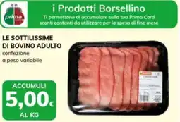 Basko Le sottilissime di bovino adulto confezione a peso variabile offerta