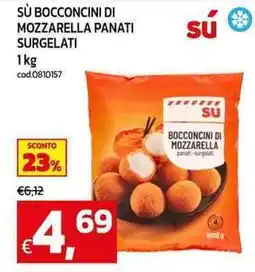 C+C maxigross Sù bocconcini di mozzarella panati surgelati offerta