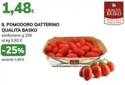 Basko Il pomodoro datterino QUALITÀ BASKO offerta