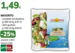 Basko MIOORTO insalata arcobaleno e steli gustosi offerta