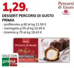 Basko Dessert percorsi di gusto PRIMIA offerta
