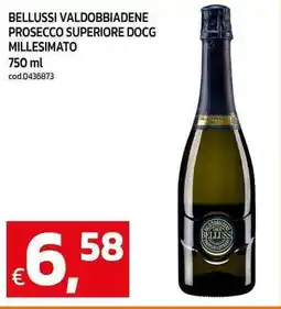 C+C maxigross Bellussi valdobbiadene prosecco superiore docg millesimato offerta
