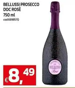 C+C maxigross Bellussi prosecco doc rosé offerta