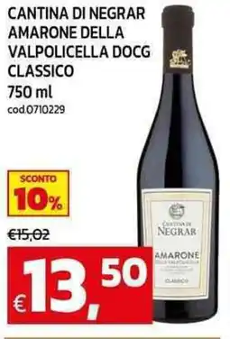 C+C maxigross Cantina di negrar amarone della valpolicella docg classico offerta