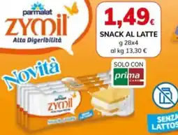Basko Parmalat zymil snack al latte offerta