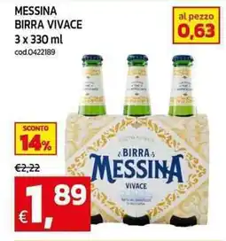 C+C maxigross Messina birra vivace offerta