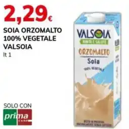 Basko Soia orzomalto 100% vegetale VALSOIA offerta