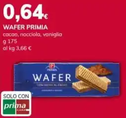 Basko Wafer primia cacao, nocciola, vaniglia offerta
