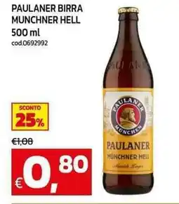 C+C maxigross Paulaner birra munchner hell offerta
