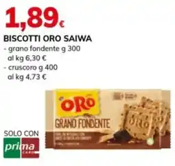 Basko Biscotti oro saiwa grano fondente e cruscoro offerta