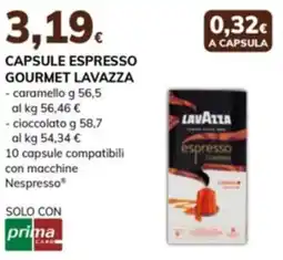 Basko Capsule espresso gourmet lavazza caramello, cioccolato offerta