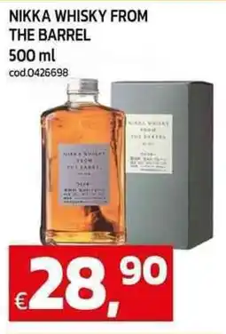 C+C maxigross Nikka whisky from the barrel offerta