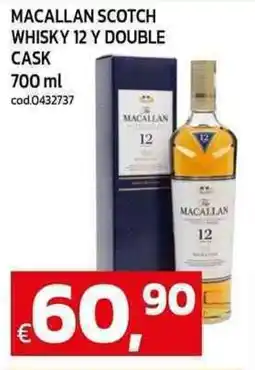 C+C maxigross Macallan scotch whisky 12 y double cask offerta