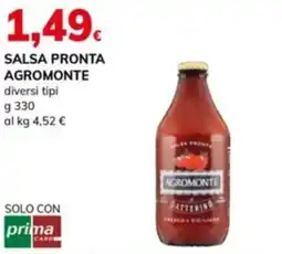 Basko Salsa pronta AGROMONTE offerta