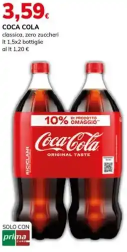 Basko COCA COLA classica, zero zuccheri offerta
