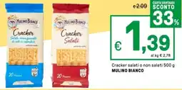 Iper La Grande Cracker salati o non salati MULINO BIANCO offerta