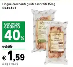 Iper La Grande Lingue croccanti GRANART offerta