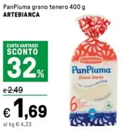 Iper La Grande PanPiuma grano tenero ARTEBIANCA offerta