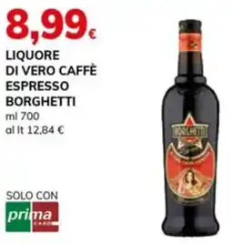 Basko Liquore di vero caffè BORGHETTI offerta