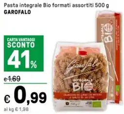 Iper La Grande Pasta integrale Bio GAROFALO offerta