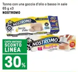Iper La Grande Tonno con una goccia d'olio o basso in sale NOSTROMO offerta