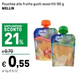 Iper La Grande Pouches alla fruttaMellis MELLIN offerta
