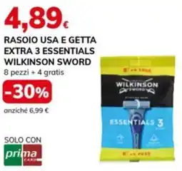 Basko Rasoio usa e getta extra 3 essentials WILKINSON SWORD offerta