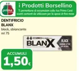 Basko Dentifricio blanx black, sbiancante offerta